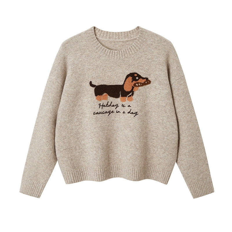 Dachshund Knit Sweater
