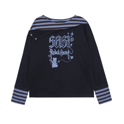 Spirit Striped Long-Sleeved T-Shirt