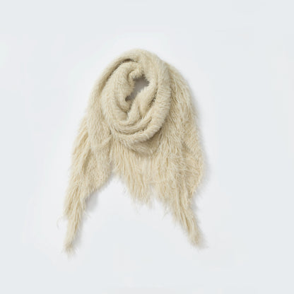 Vintage Fringe Triangle Scarf