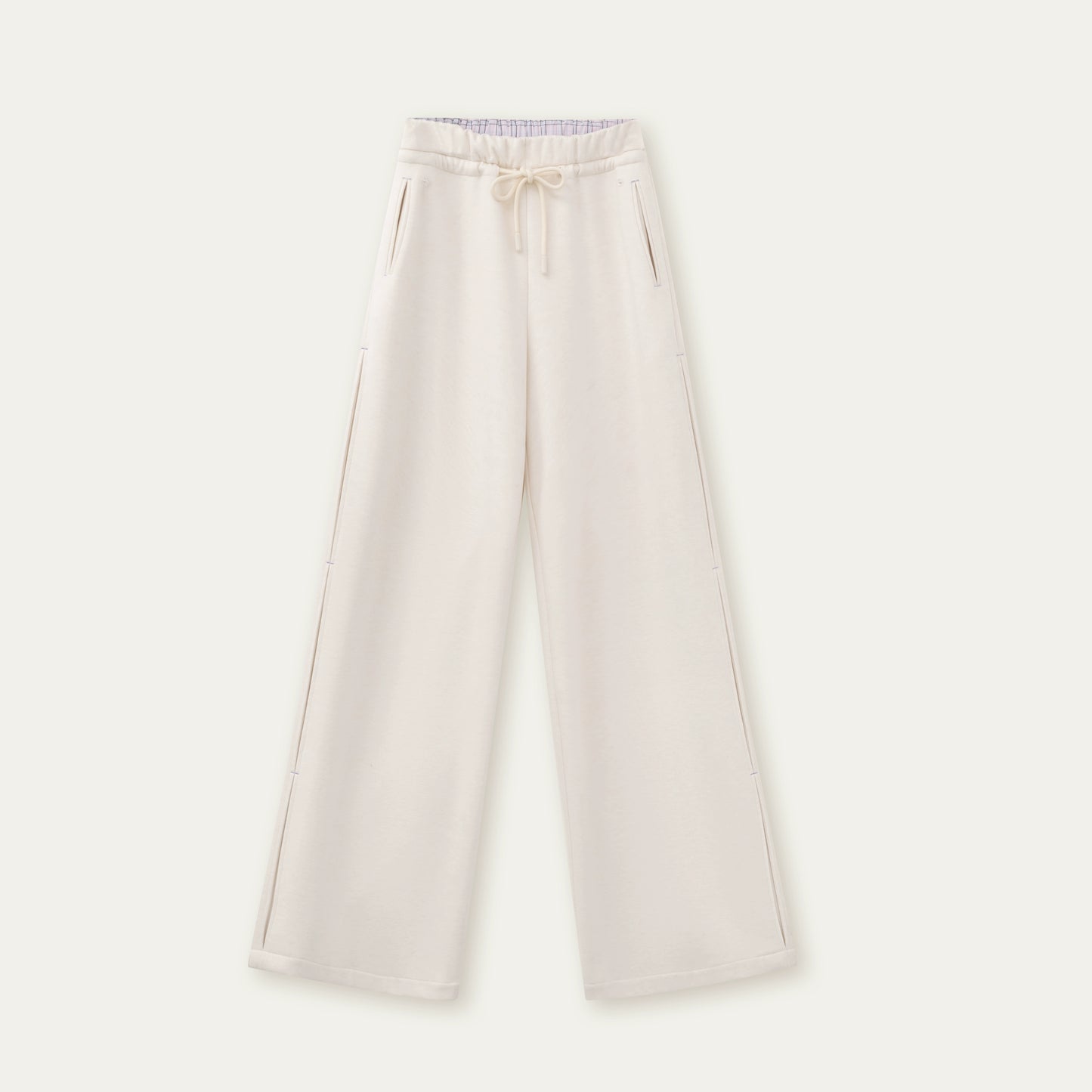 Straight Woolen Trousers