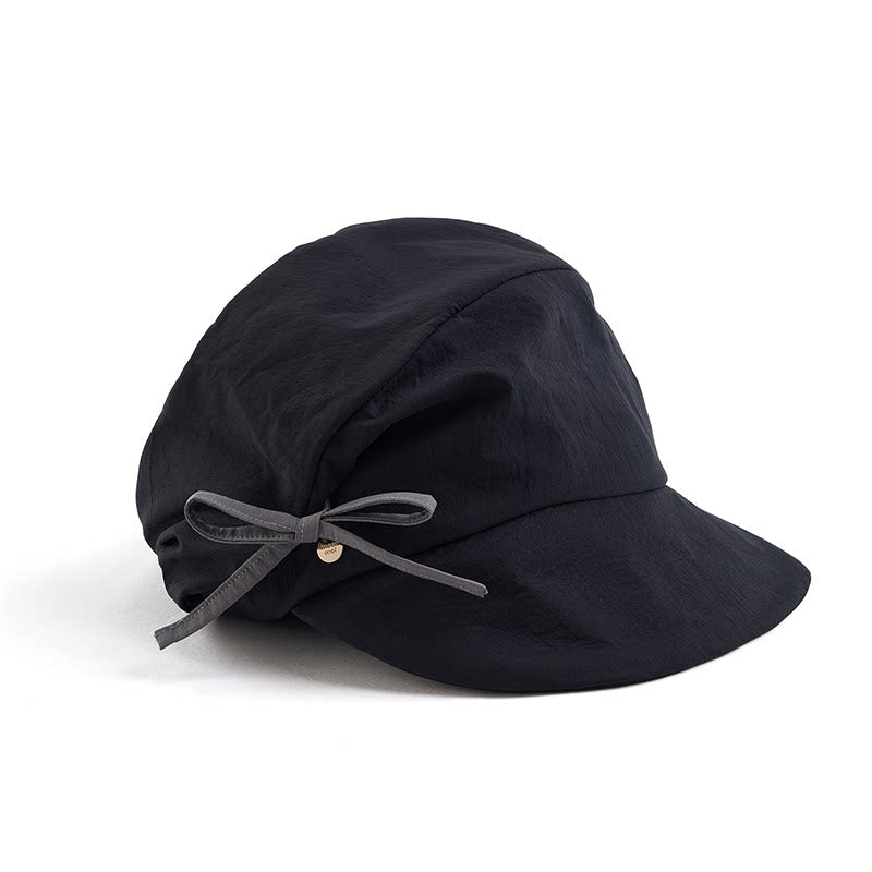 Irregular Pleats Newsboy Cap