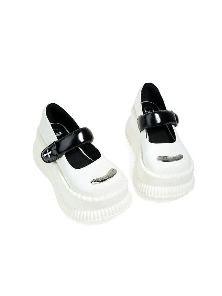 Platform mary jane shoes