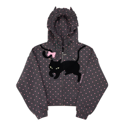Love Polka Dot Cat Ear Jacket