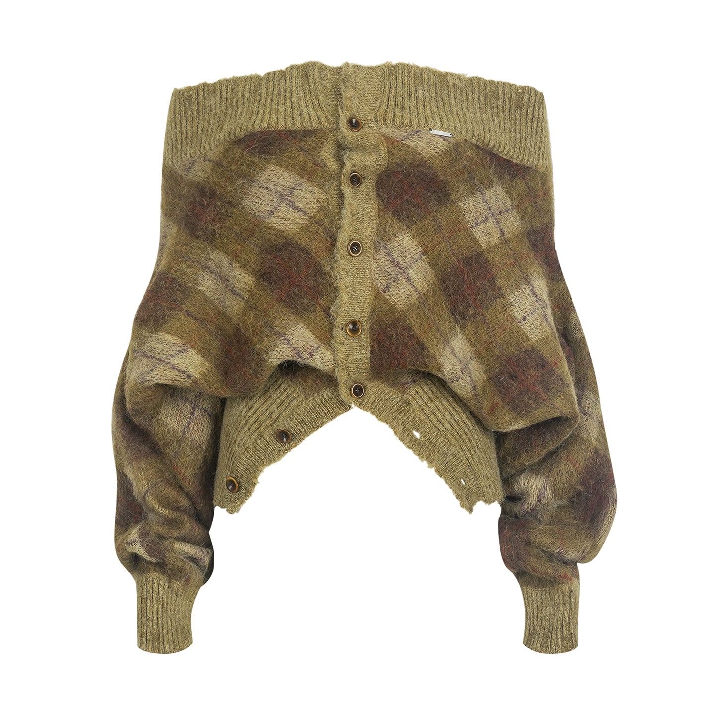 Spicy Loose Plaid Sweater