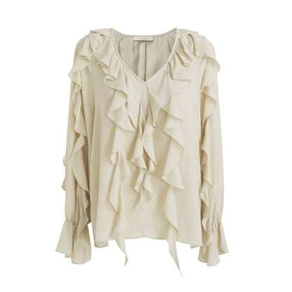 Loose Fit V-Neck Shirt