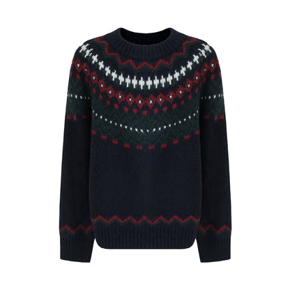 Retro Winter Knit Sweater