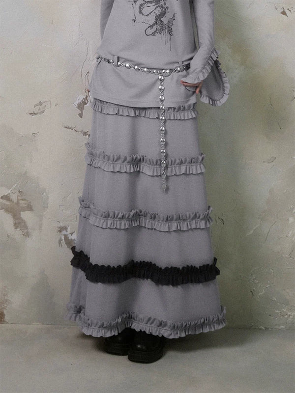 One-shoulder tops and skirts