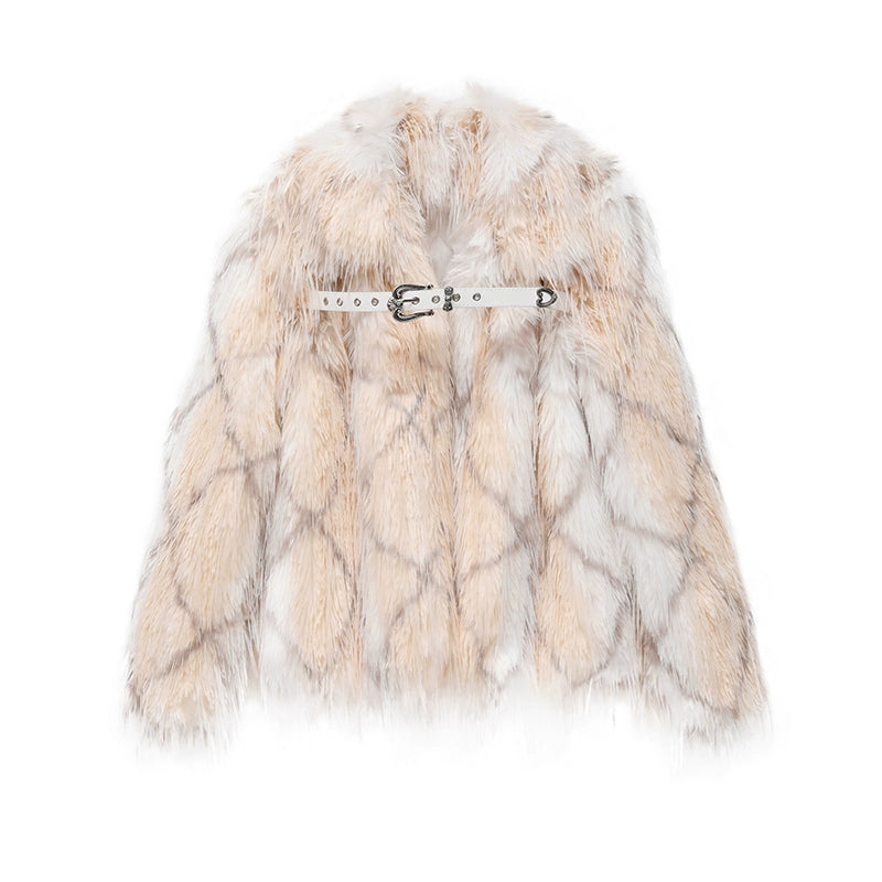 Long-Haired Eco-Friendly Fur Coat