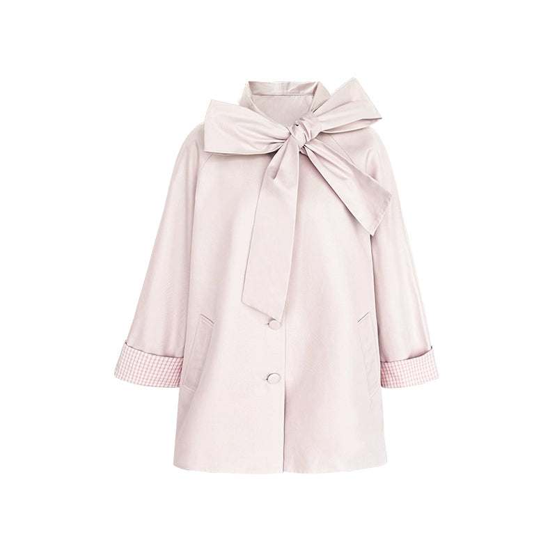 Sweet Bow Trench Coat