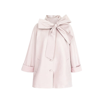 Sweet Bow Trench Coat
