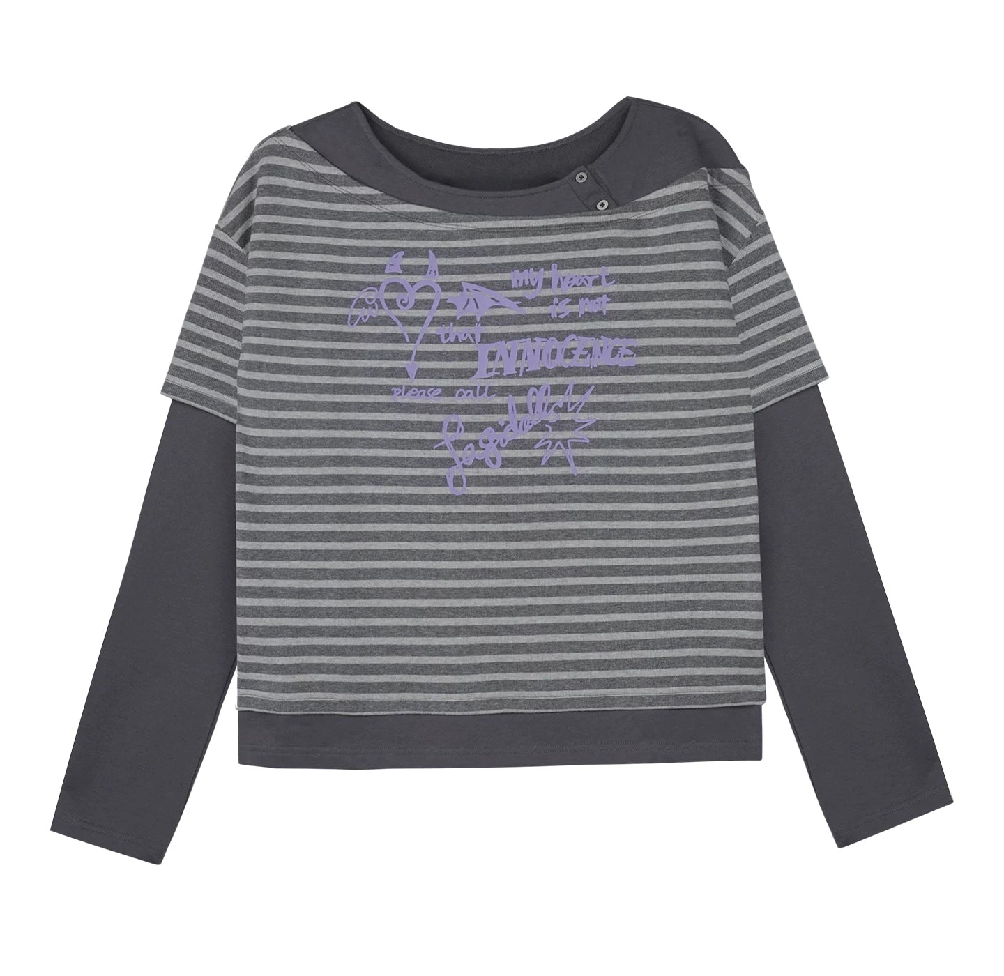 Striped Graffiti Spring Top