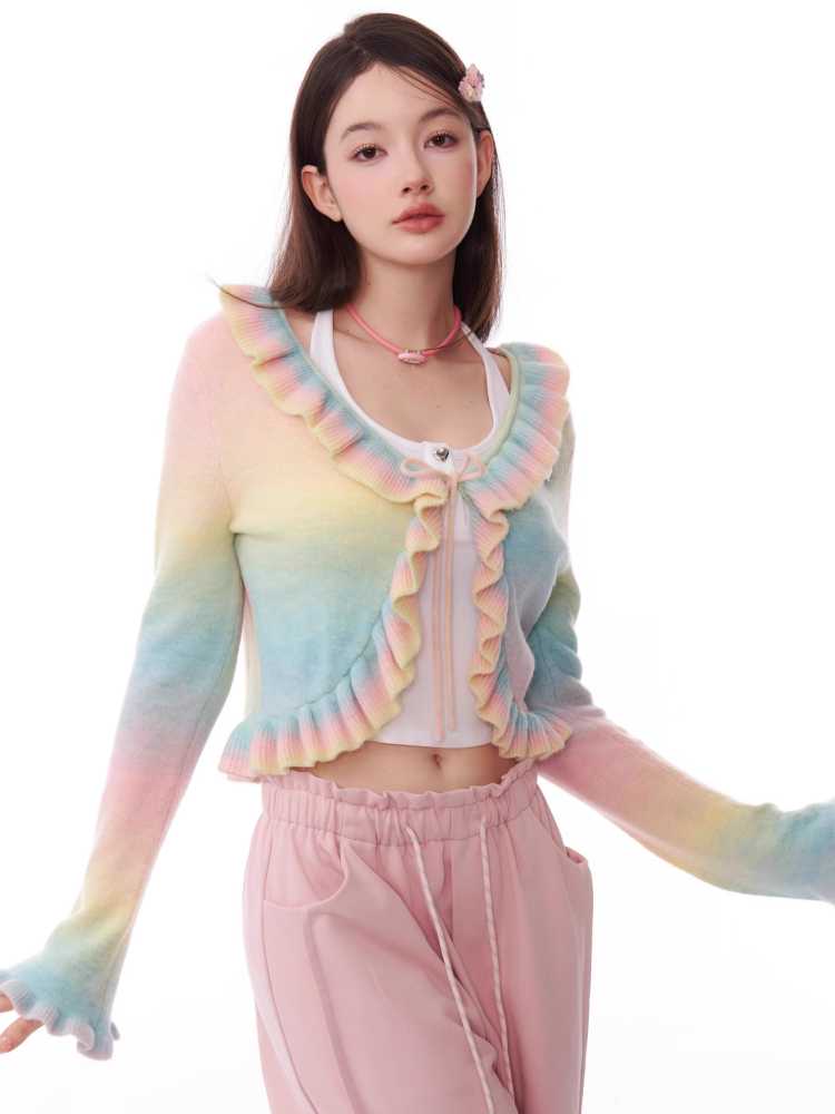 Gradient cardigan