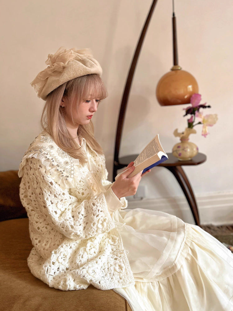 Embroidered flower jacket