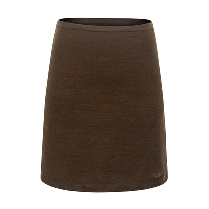 Simple Wool Tight Slim Skirt