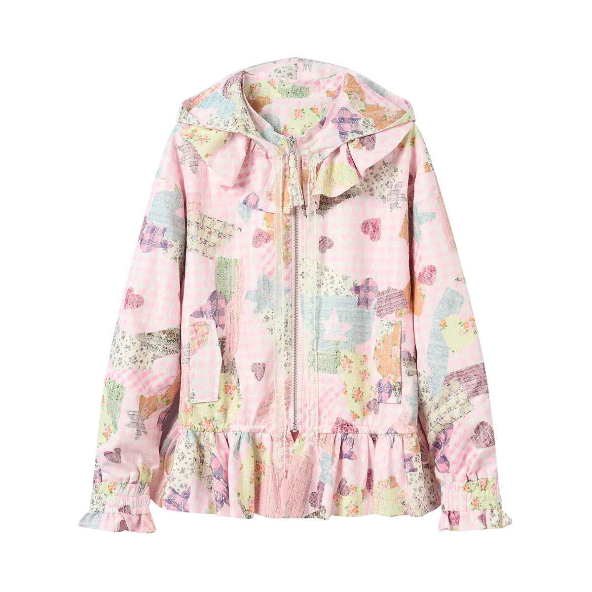 Pink Lace Cardigan Set-Up