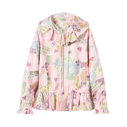 Pink Lace Cardigan Set-Up