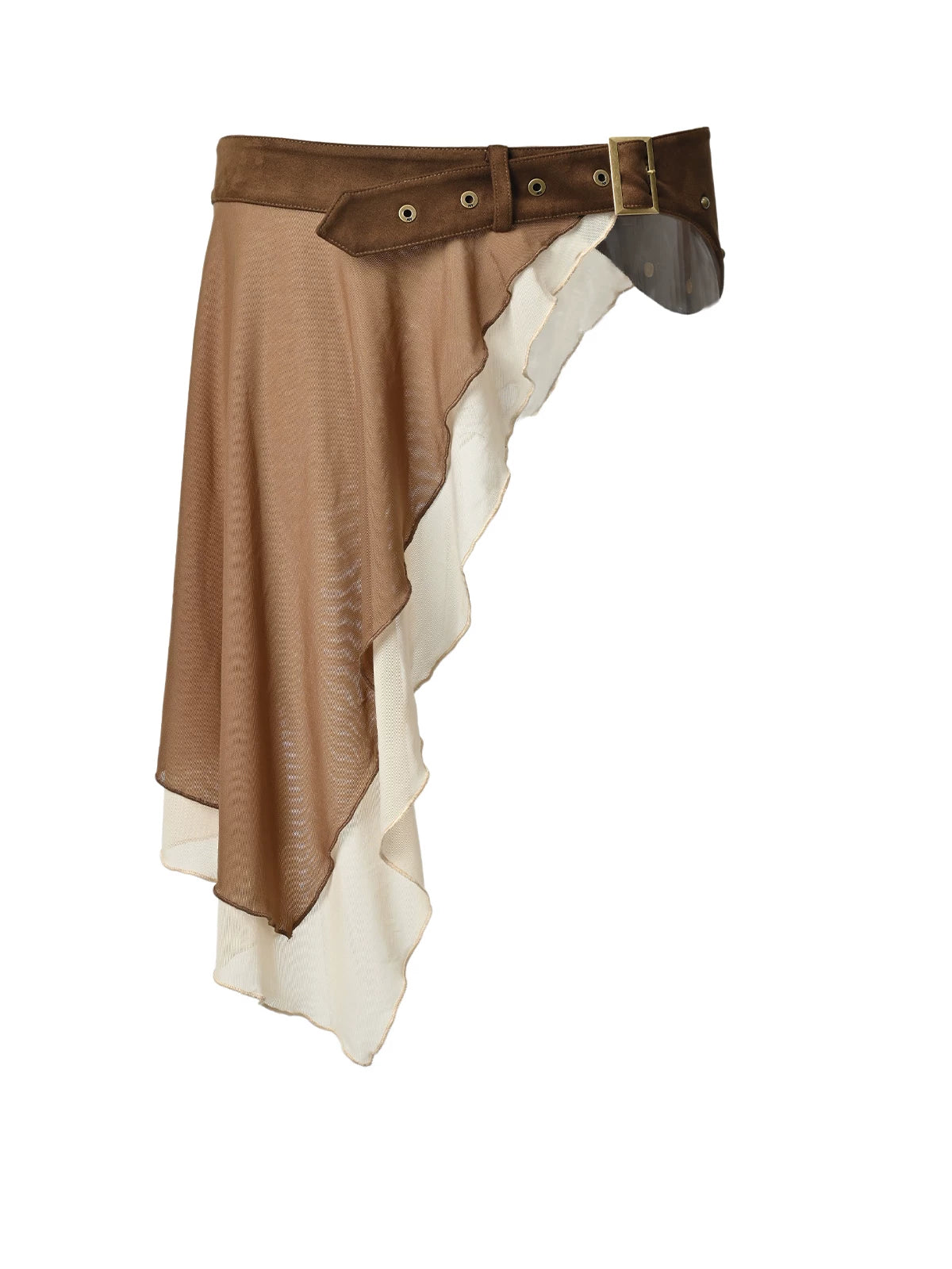 Chiffon Spliced Waist Cincher