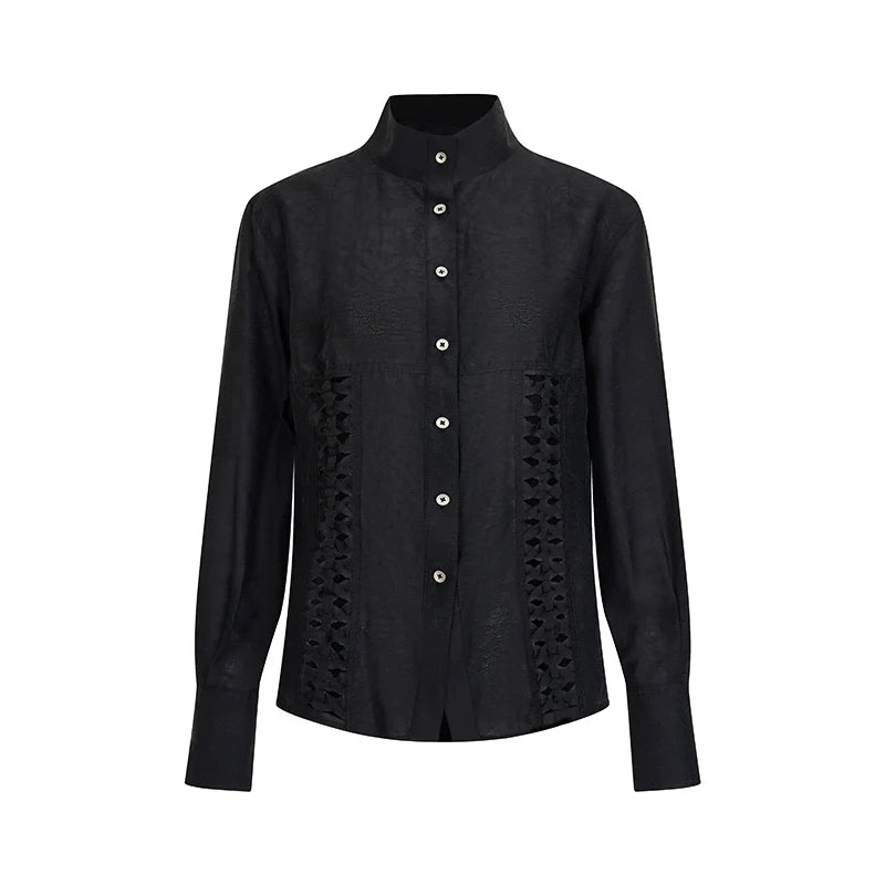 Chinese Stand Collar Shirt