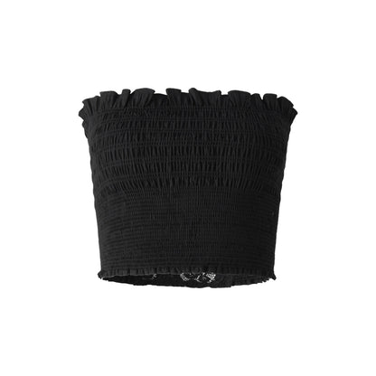 Back Lace Cut-Out Bandeau Top