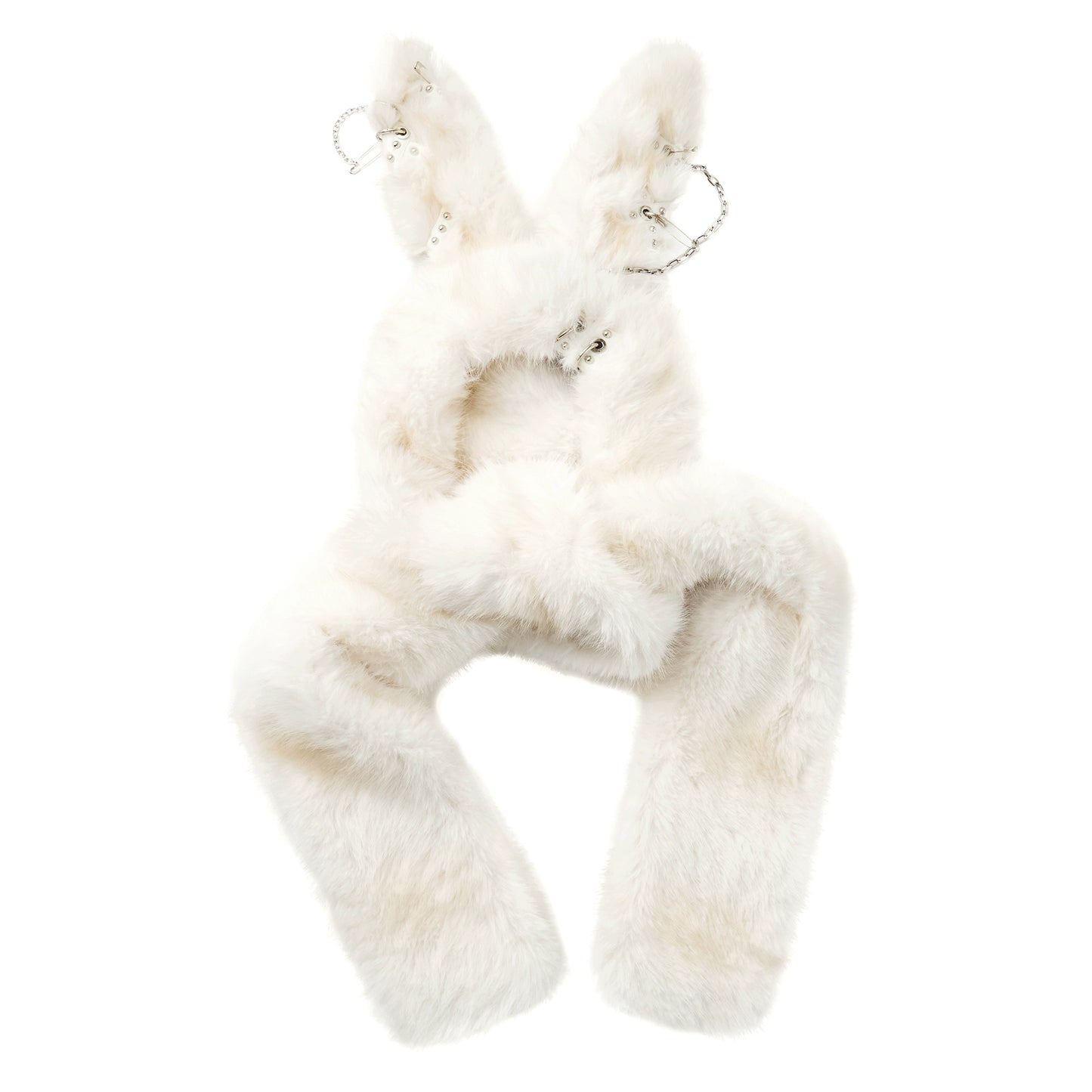 Long-Haired Patchwork Rabbit Hat