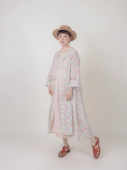 Floral doll style long dress