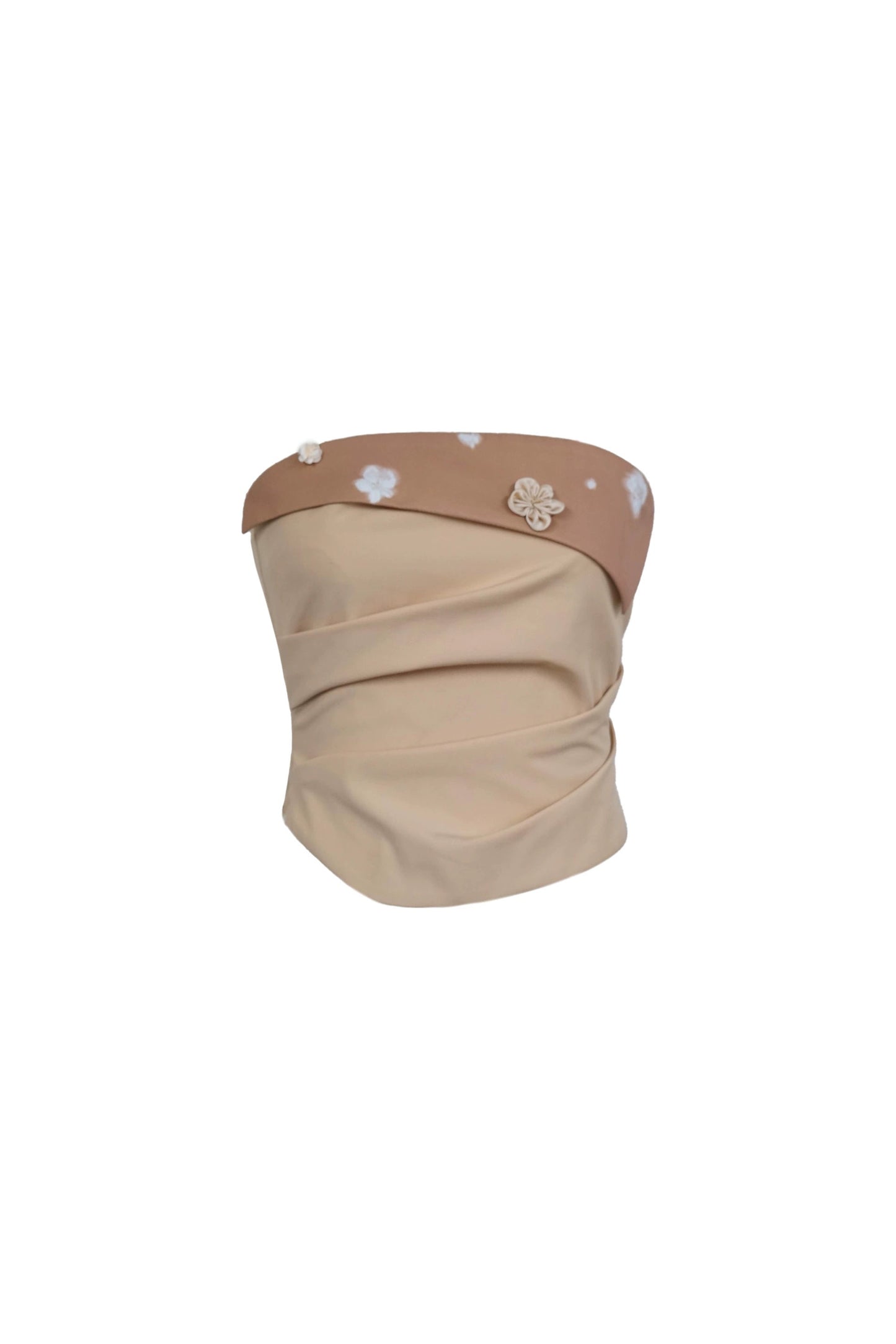 Printed Brown Breeze Blouse & Pants Set-Up