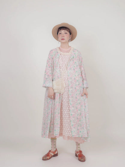 Floral doll style long dress