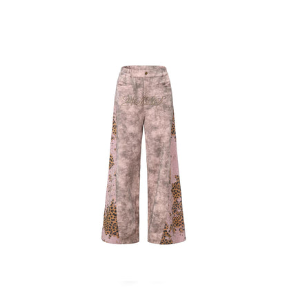 Tie-Dye Distressed Sweatpants