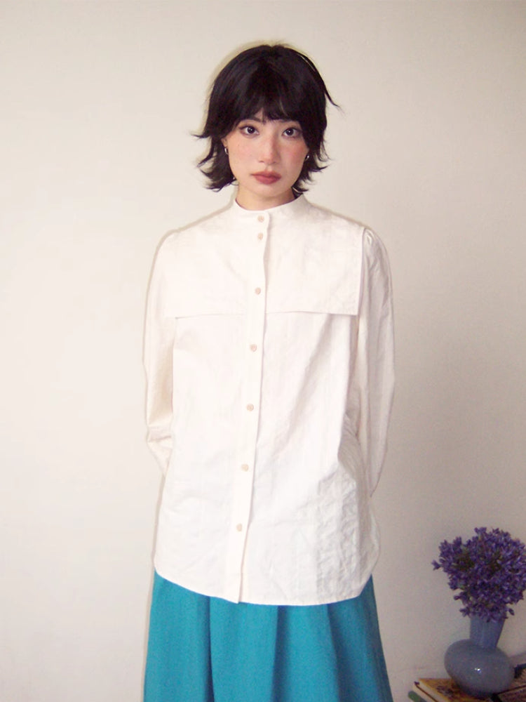 Summer retro loose shirt