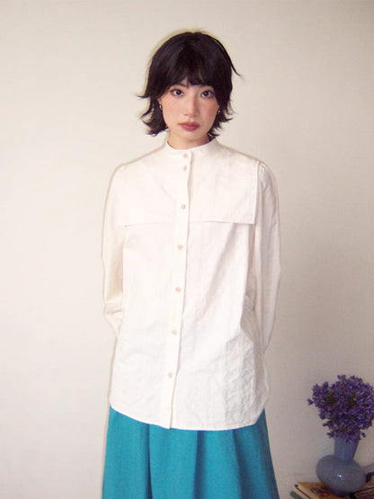 Summer retro loose shirt