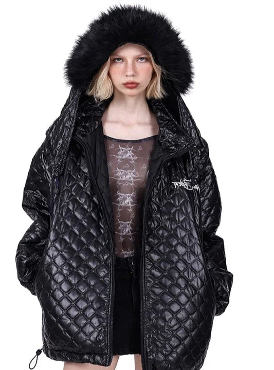 Fox Fur Loose Genderless Cotton Jacket