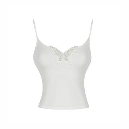 Butterfly Embroidery Camisole