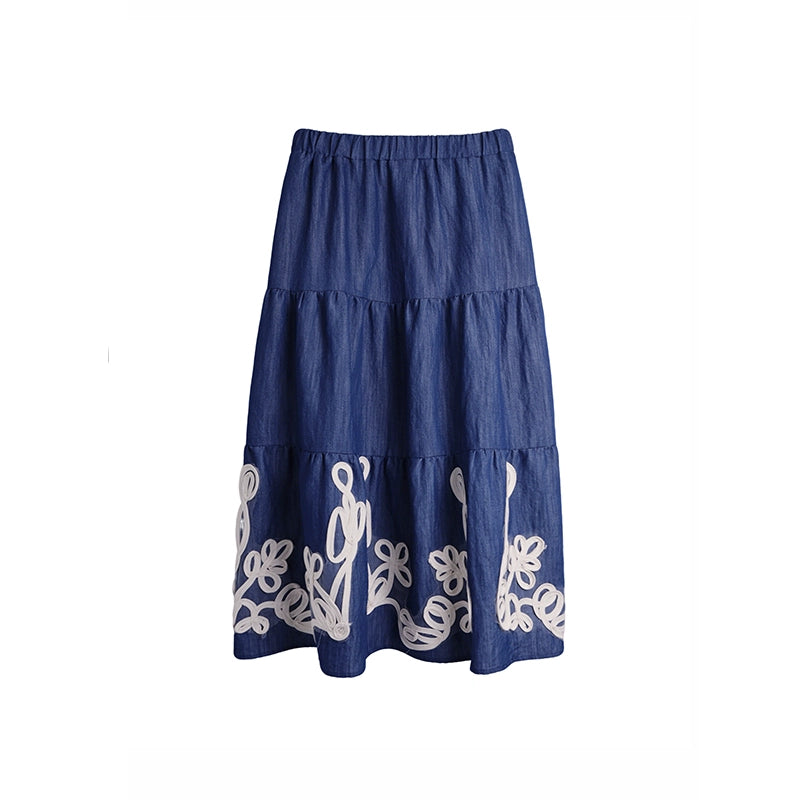 Vine & Shell Ensemble Skirt Set-Up