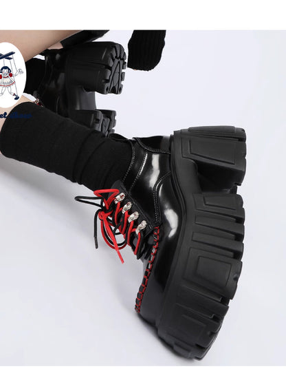 Cyberpunk style platform shoes