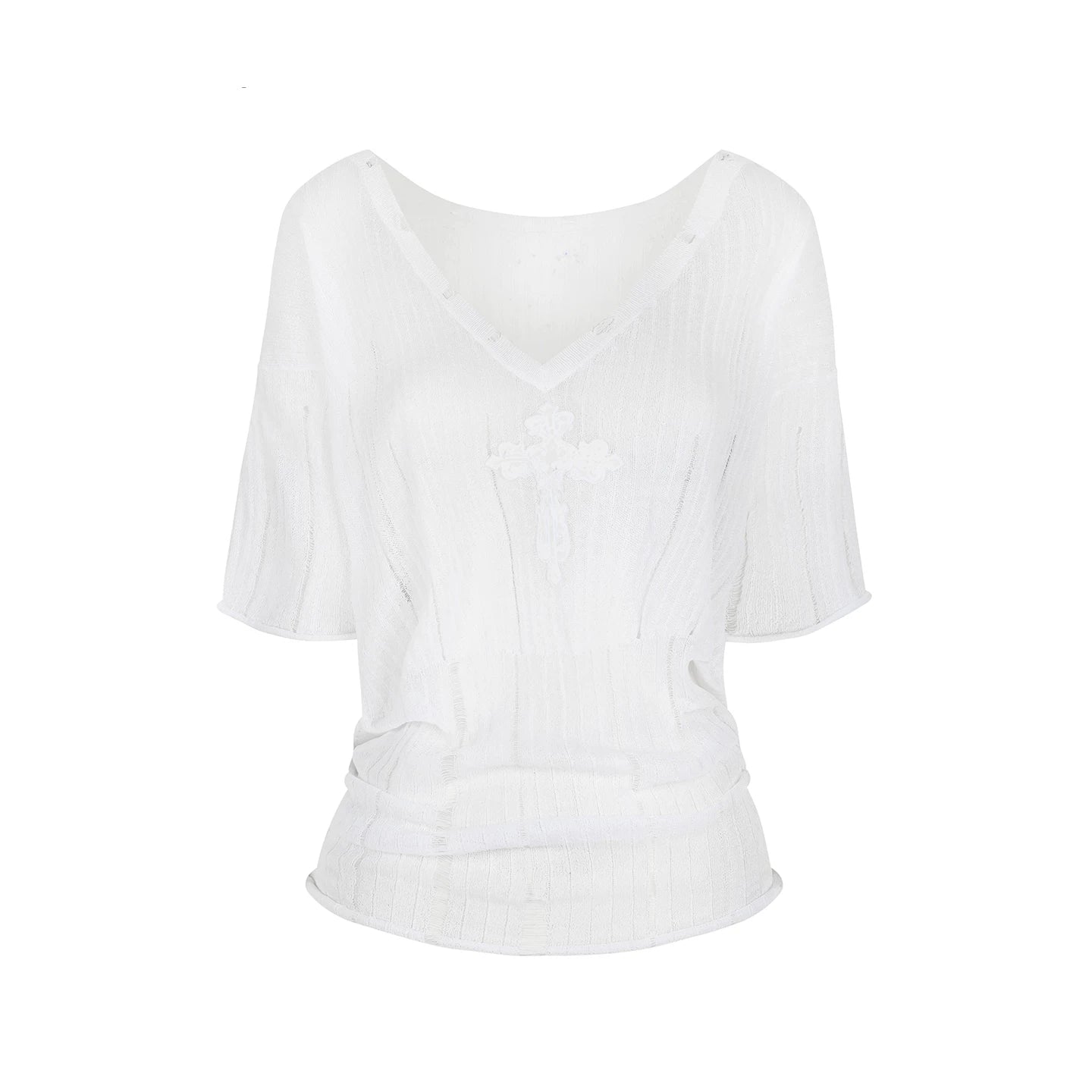 Batwing Sleeve Knit Top