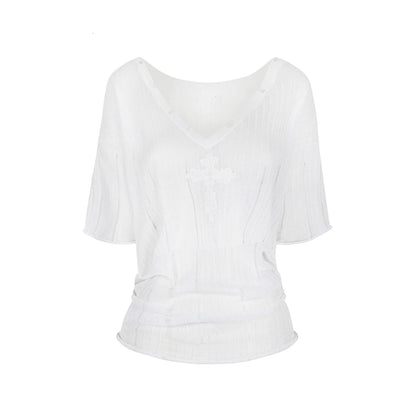Batwing Sleeve Knit Top