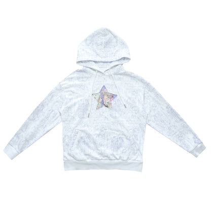 Millennium White Hooded Sweatshirt
