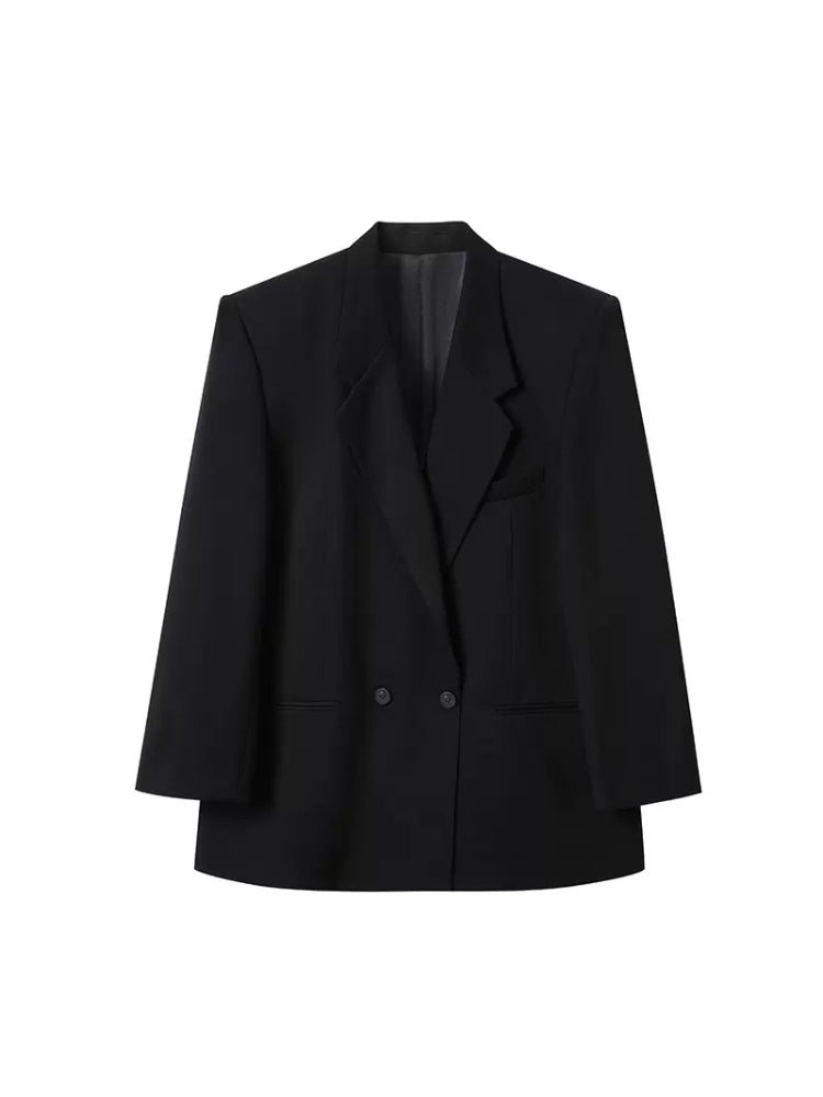 V-neck silhouette suit