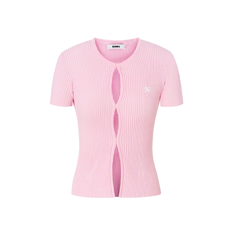 Hollow Knit Cardigan