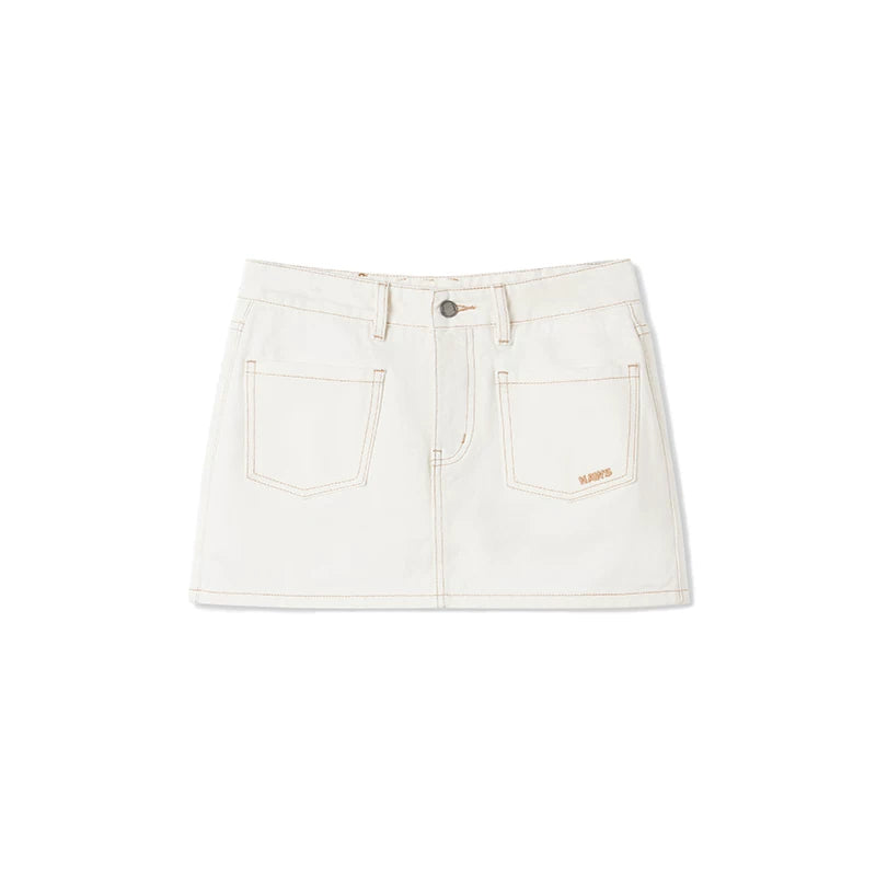 Denim Reverse Pocket Skirt