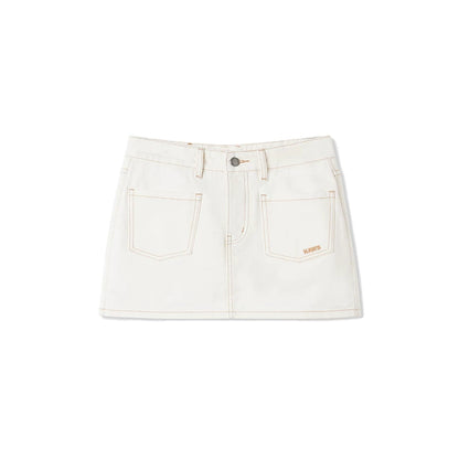 Denim Reverse Pocket Skirt
