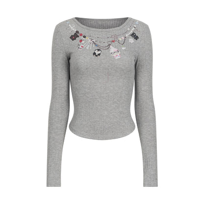 Winter Slim Sleeve Top