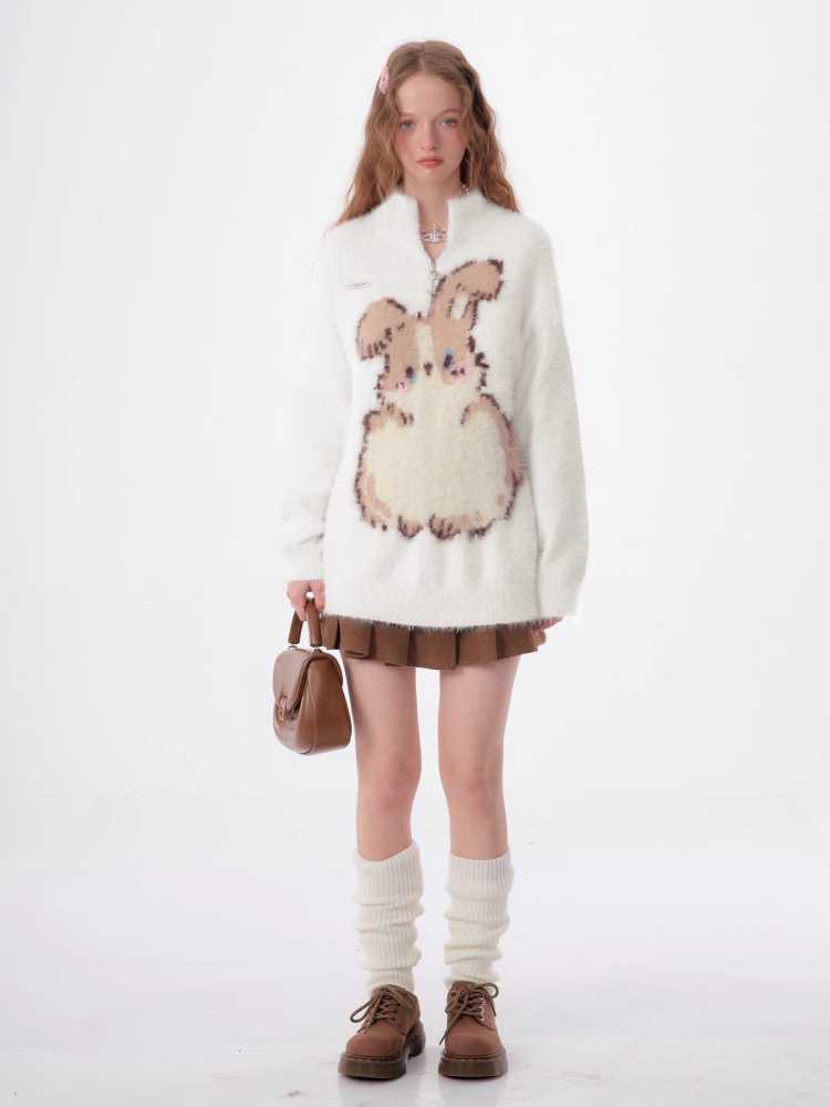 Soft rabbit sweater