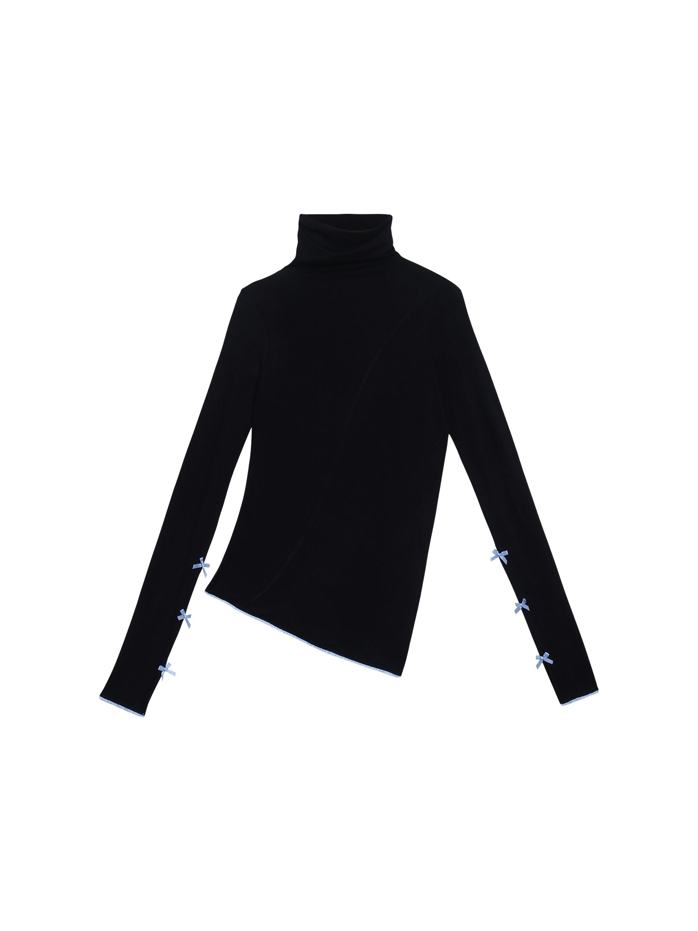 Autumn Solid Turtleneck Top