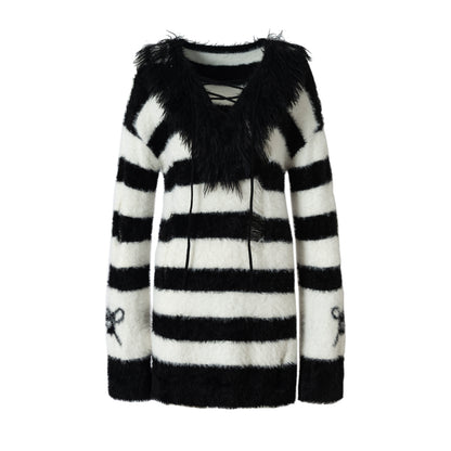 Vintage Street Punk Long Sweater