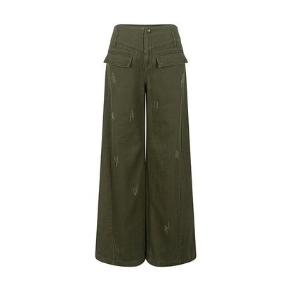 Vintage High-Waist Straight-Leg Jeans