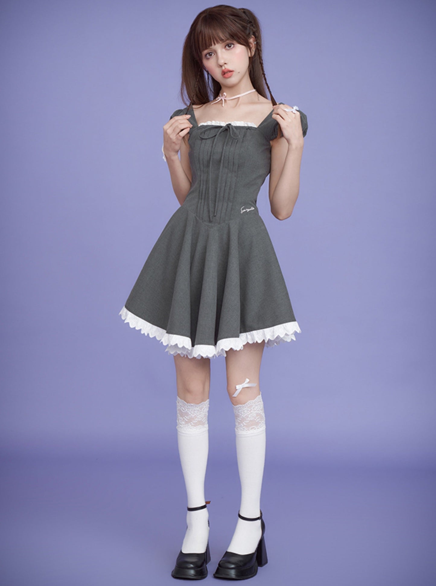 Fighting Spirit Gray Dress