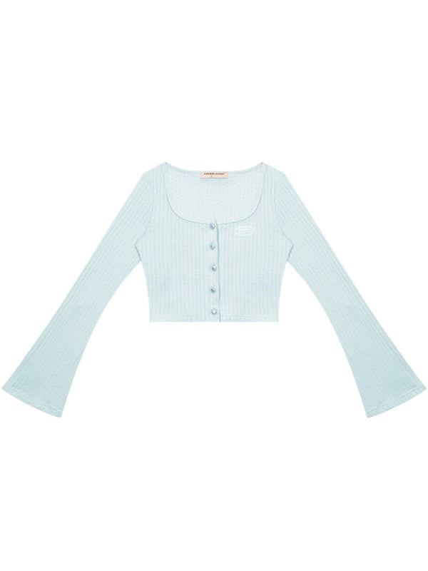 Long sleeve knit cardigan