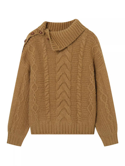 Loose wool sweater