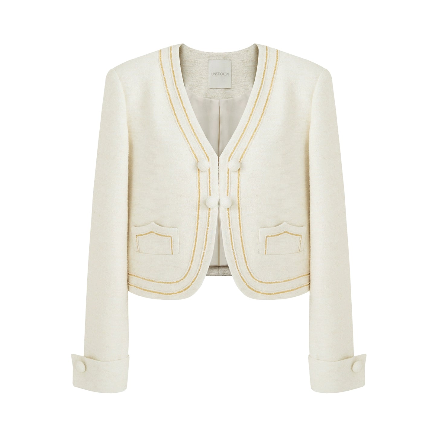 Vintage V-Neck Short Suit Set-Up